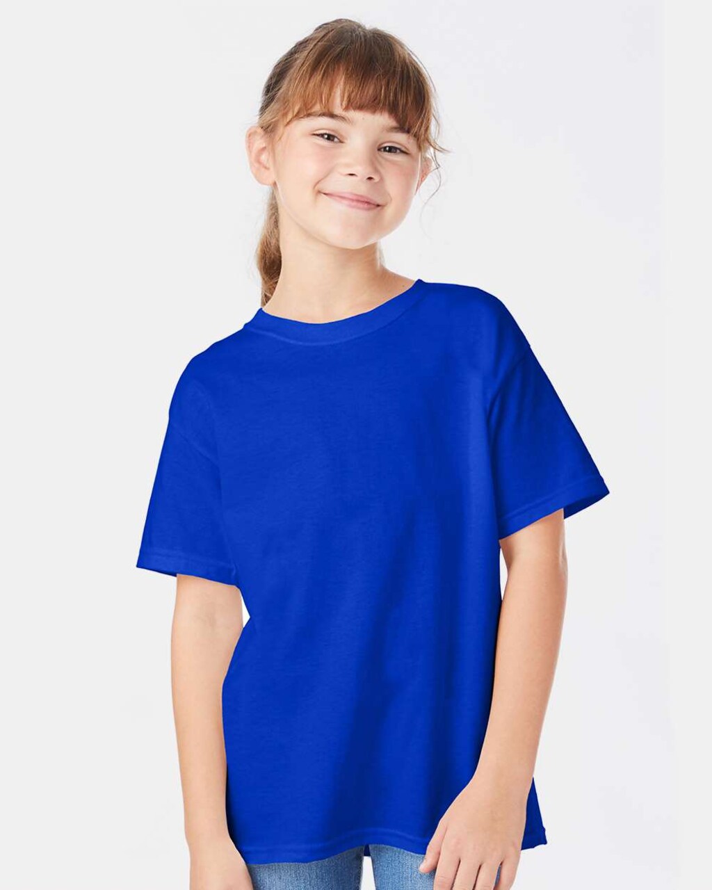 Youth Essential-T Crewneck T-Shirt for School, Sports & Everyday Casual Wear